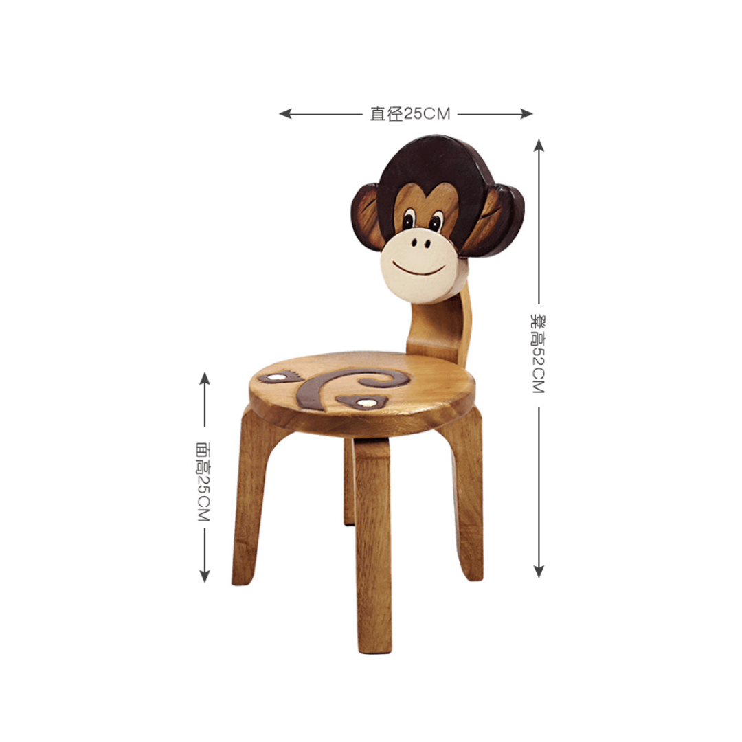 Monkey Wooden Chair