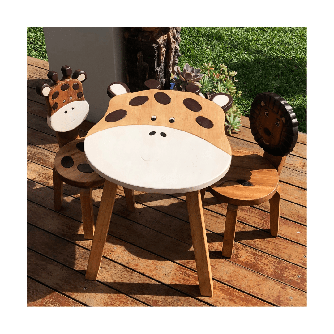 Lion Wooden Chair