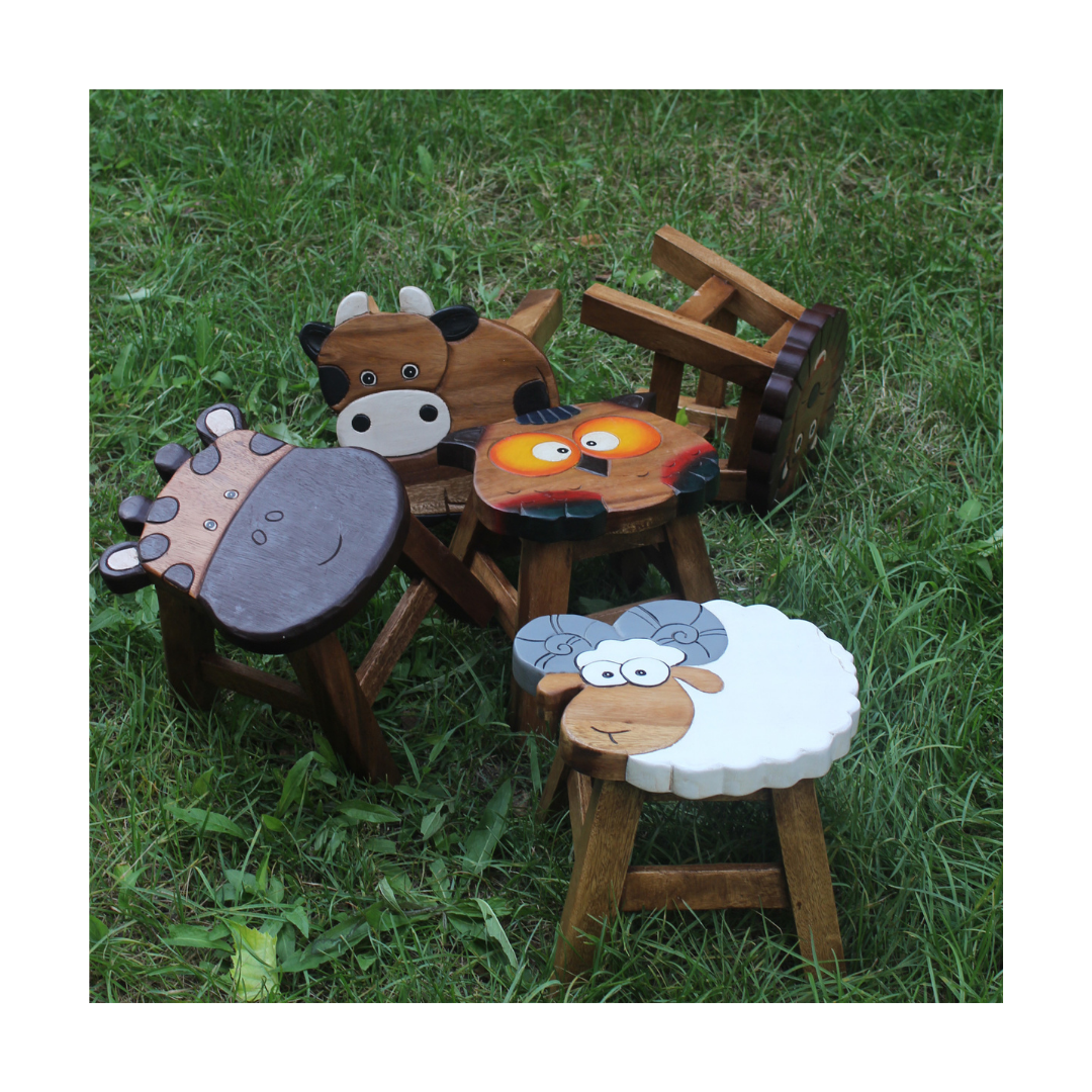 Wooden Kids Stools